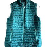 Eddie Bauer Microlight Down Vest Puffer Insulated Full Zip Pockets Lined Blue XS Photo 0