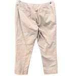 Chico's Womens Cropped Pants Size 12 Or 2 Khaki Minimalist Career Soft Trouser Photo 1