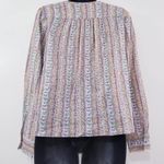 Anthropologie Maeve Pintuck Floral Blouse Photo 1