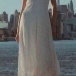 ZARA NWT WOMEN‎  LACE MIDI DRESS BLOGGERS FAV IVORY LARGE BEACH WEDDING BOHO Photo 0
