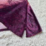 Catherines Velvet Asymmetric Top 3X WP Purple Paisley Whimsigoth Rhinestone Size undefined Photo 10