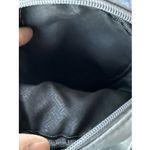 Isaac Mizrahi NWT  Quilted Puffer Gray Crossbody Bag Gold Tone Hardware Photo 4