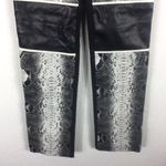 I am gia NWT I.AM.GIA Hendrix Faux Leather Snakeskin Zipper Trouser Pants XS Photo 10