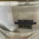 Zyia  Silver Camo Metallic Pocket Light n Tight Hi-Rise Capri 332 Photo 7