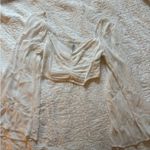 Stradivarius  White Long Sleeve Crop Top Photo 0