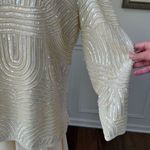 Vintage 80s Joan Leslie Evenings Mix and Match Beaded Top Chiffon Midi Skirt S Photo 3