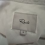 Rails  Top Womens Size Small Blue Willow Light Vintage Button Up Ruffle Shoulders Photo 2