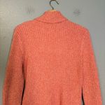 Sundance  Women's Pink Cable Knit Turtleneck Sweater Silk Blend Size Small Cozy‎ Photo 6