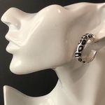 SIMON SEBBAG Sterling Silver Leopard Print Square Hoop Earrings NWOT Photo 4