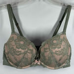 Victoria's Secret  Vintage Body by Victoria push-up pigeonnant pink green lace br Photo 0