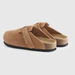 Quince  Water Repellent Suede Clog Mule Pecan Tan 8 Photo 1