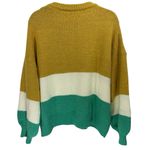 Dreamers by Debut Colorblock Striped Sweater Size 1X Cozy Photo 1