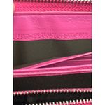 Christian Dior Pink Patent Cannage Zip Around Wallet Authentic Made In Italy Photo 6