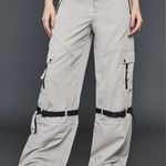 NWT  dolls kill poster grl wide leg reflective track pants parachute s Photo 1