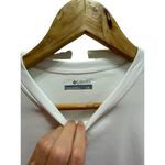 Columbia  Sportswear Womens Fork Stream Long Sleeve White w/ Hot‎ Pink Logo Shirt Photo 2