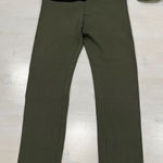 BCBGMAXAZRIA  Olive Green Leggings High‎ Waist Casual Athleisure Size M Photo 0