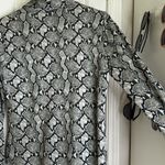 L'Agence L’agence Harmony Paloma snakeskin button down blouse Sage multi Photo 12