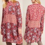 Anthropologie Maeve X  Esther Floral Tiered Patchwork Dress Photo 3