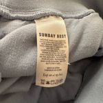 Aritzia Sunday Best light blue velour jogger sweatpants size S Photo 6