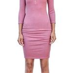 Sundry  Henley ribbed mini dress Photo 0