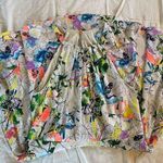 EXPRESS  Floral Halter Dress – Watercolor Print, A-Line Fit & Flare, Size 8 Photo 4