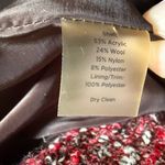 Talbots Blazer Womens Size 14 Red Black Tweed Preppy Old Money Office Casual Photo 6