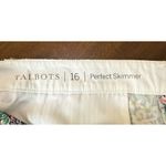 Talbots  Womens Size 16 Perfect Skimmer Colorful Floral Capri Pants Tropical Boho Photo 3