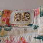 B.B Jeans Floral Jean Shorts Pink Size 30 Photo 2