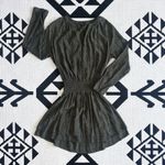 Rails  Jasmine Speckled Tiered Mini Dress in Olive Green Small Photo 3