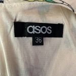 ASOS 1 Piece Pink with Navy, Yellow, Green, Orange Bird & Leaf Print Pant Suit Photo 12