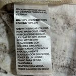 Chico's  Short Sleeve Palm Linen Shirt Chico’s Size 2 US Size 12 NWT Photo 7