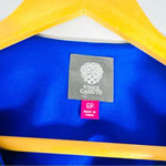 Vince Camuto Emperor Blue Rough & Refined Vegan Leather Blazer Jacket Petite 6 Photo 5