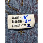 Squeeze Jeans Women's 16W Embroidered Flower Bootcut Denim Pants Blue Photo 2