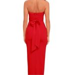 Lulus  Own the Night Red Strapless Maxi Dress Size Small NWT Photo 4