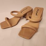 Free People DOUBLE STRAP PARKER HEEL DUNE Women’s Tan Size 6.5 Photo 3