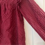 Entro Metro Burgundy Blouse Photo 5