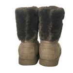G by Guess GBG Los Angeles Allyna Fur Lined Boots Size 8 Taupe Gray Photo 2