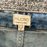 Anthropologie NWT  Petite Pilcro The Madi Slit Front Denim Skirt Sz 10P Photo 7