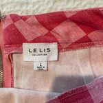 Pink Checkered High Waisted Skirt Size L Photo 2