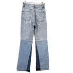 ZARA  Patchwork Retro‎ Wide Leg Denim Sz 2 Photo 2