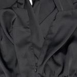 The Drop Women’s Medium Dressy Jumpsuit One Shoulder Stretch Black Pant Jumpsuit Photo 6