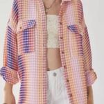 BDG  Stanley Waffle Knit Oversized Shirt Jacket Size XS Photo 0