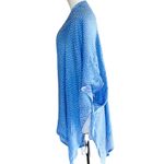 Loft NWOT  Polka Dot Kimono Cardigan Blue White Photo 3