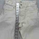 Moussy Vintage White Wash Denim Jeans Frayed Hem Made in Japan Size 25 Photo 2