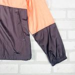 Columbia Women's Colorblock Windbreaker Jacket XL Peach Charcoal Lightweight Photo 13