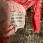 Coolibar Red Paisley Women's Blouse Photo 6