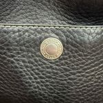 Coach Vintage 00s Y2K  Black Pebbled Leather Chelsea Handbag Brown Straps Purse Photo 11