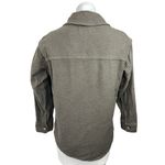 Everlane Gray Chest Pocket Long Sleeve Button Up Shirt Jacket Shacket Top Sz XS Photo 1