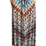Westport 1962 Bohemian Geometric Print Halter Dress Large Photo 0