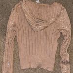 Design History Vintage  Tan Sequin Cardigan Size S Photo 6